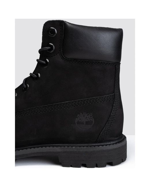 Timberland Leather 6 Inch Premium Ladies Waterproof Boots in Black - Lyst