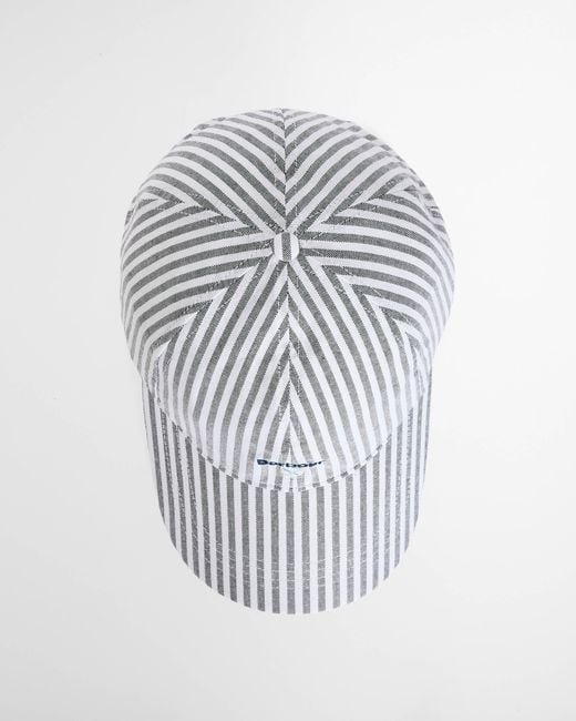 Barbour White Cresswell Cap for men