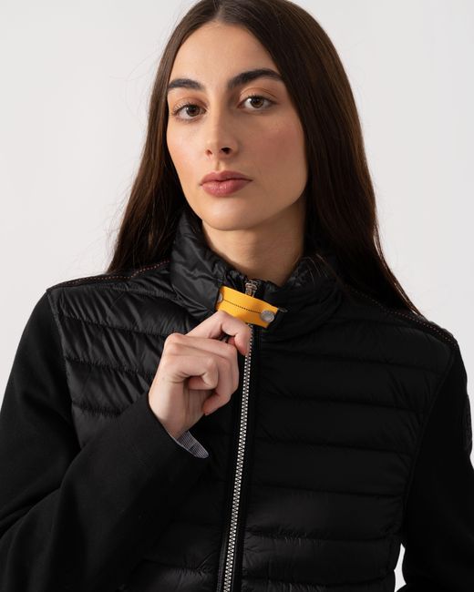 Parajumpers Blue Danette Fleece/Nylon Jacket