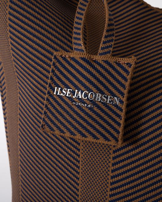 Ilse Jacobsen Brown Knitty Knitted Bag