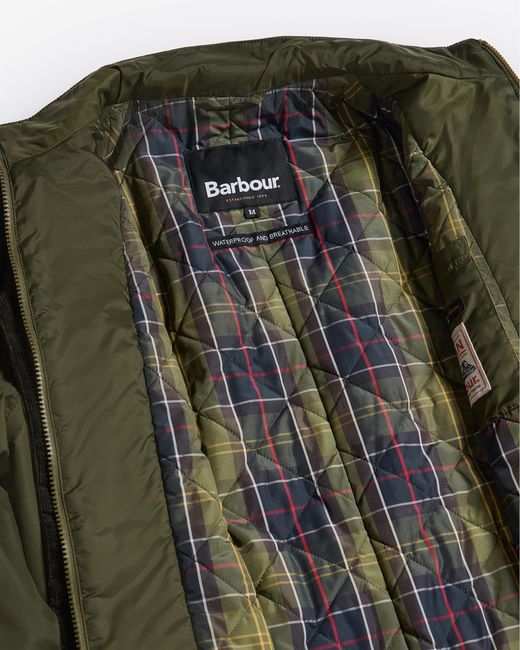 Barbour Green Ogston Waterproof Jacket for men
