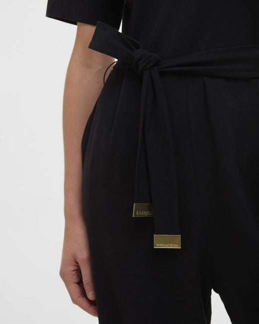 Barbour Black Sierra Jumpsuit