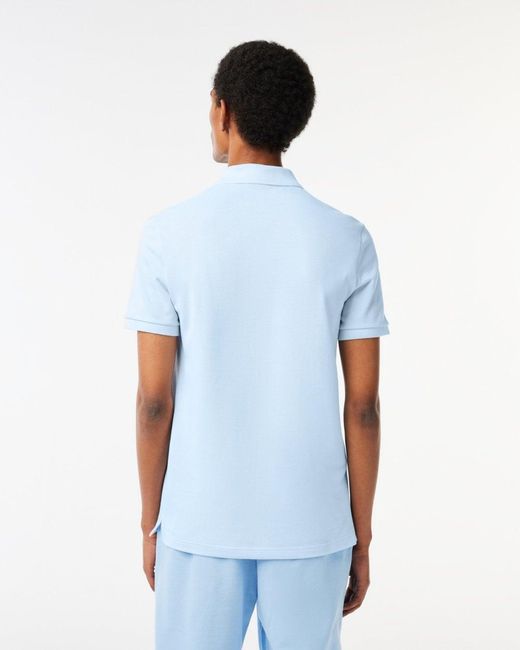 Lacoste Blue Original L.12.12 Slim Fit Petit Piqué Cotton Polo Shirt for men