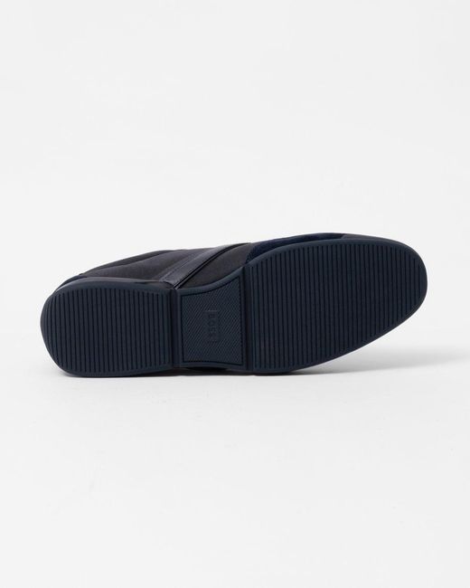 Boss Blue Saturn Low Top Trainers for men