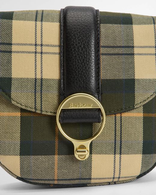 Barbour Natural Elm Tartan Crossbody Bag