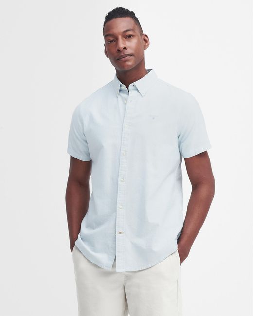 Barbour White Oxtown Tailored Shirt for men