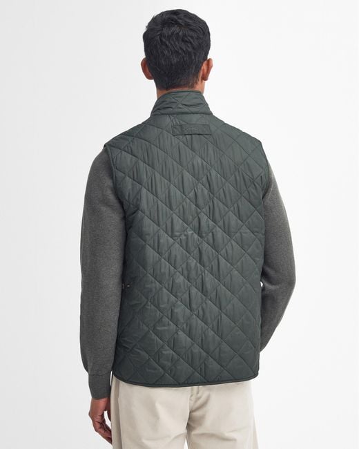 Barbour Gray New Lowerdale Gilet for men