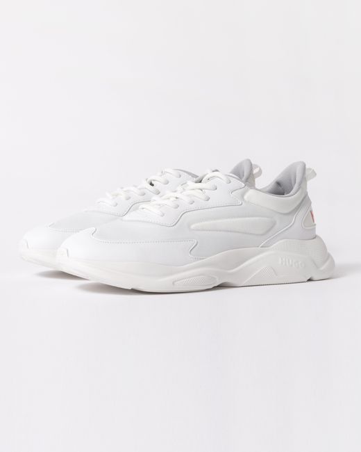 HUGO White Leon_Runn_Cvpu_N Trainers Uk8 Eu42 for men