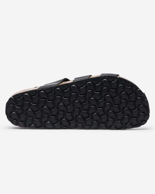 Oliver Sweeney Black Astorga Calf Leather Fisherman Sandals for men
