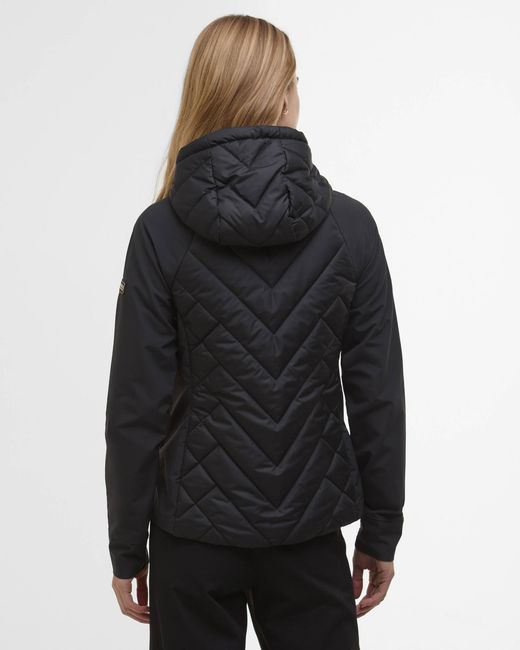 Barbour Black Dakota Quilted Sweatshirt