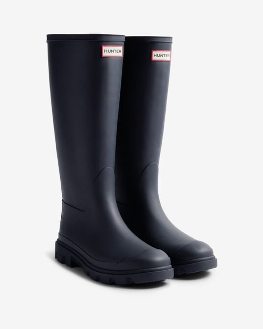 Hunter Blue Downpour Tall Boot