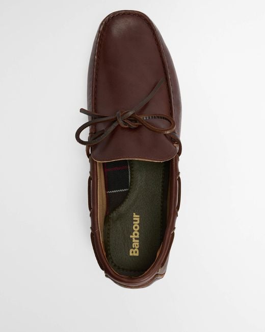 Barbour Brown Courage Driving Shoes for men