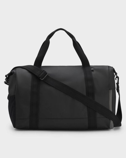 Boss Black Stenson Faux-Leather Holdall With Reflective Details for men