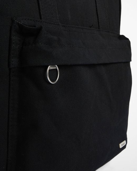 Barbour Black Olivia Backpack