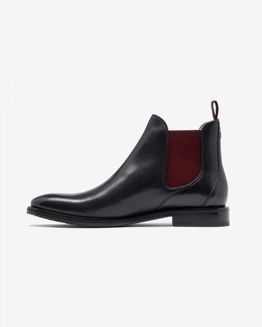 Oliver Sweeney Blue Andante Leather Chelsea Boots for men