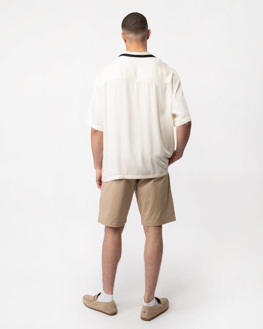 HUGO Natural Efino Short Sleeve Shirt for men
