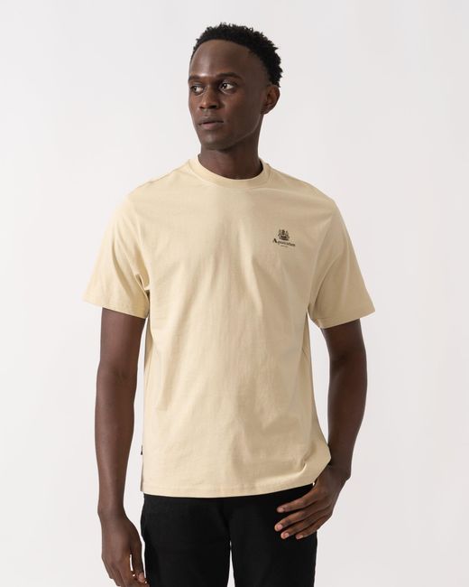 Aquascutum Natural Small Logo T-Shirt for men