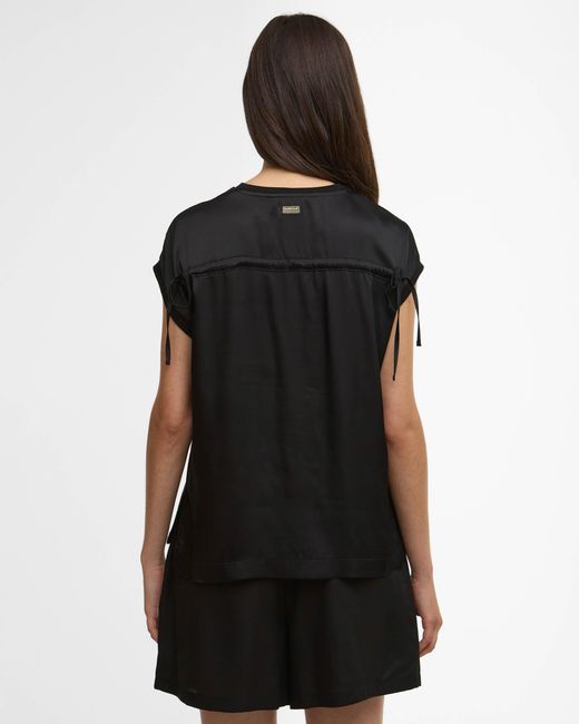 Barbour Black Brianna Top