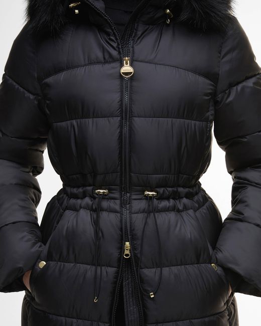 Barbour Black Anastasia Puffer Jacket