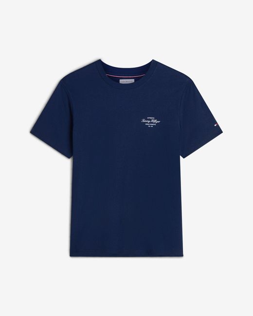 Tommy Hilfiger Blue Nautical Back Photo T-Shirt for men