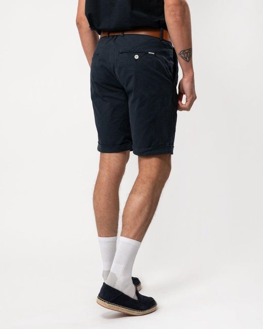 Gant Blue Slim Sunfaded Shorts for men