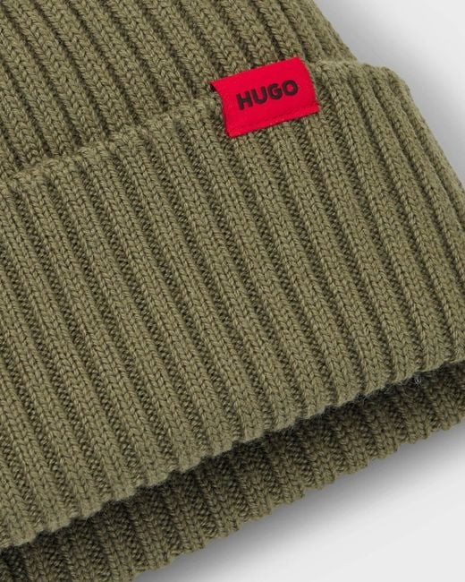 HUGO Green Xola Beanie for men