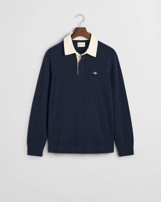 Gant superfine lambswool crew neck merino hot sale
