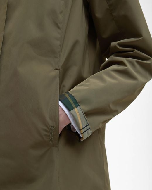 Barbour Green Babbity Reversible Showerproof Jacket