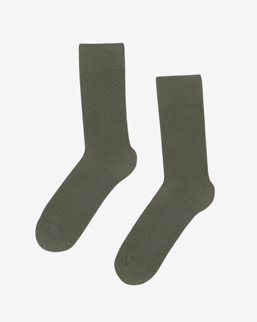 COLORFUL STANDARD Green Classic Organic Socks for men