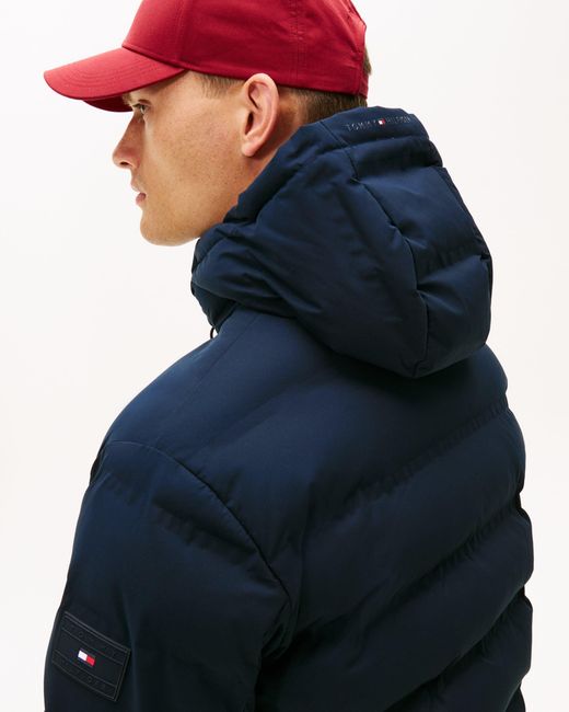 Tommy Hilfiger Blue Tech Heat Sealed Quilted Jacket for men