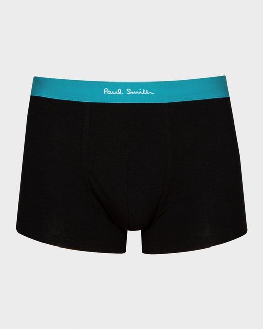 Paul Smith Black 3-pack Mix Band Trunks for men