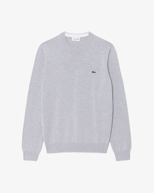 Lacoste Multicolor Lactose Zippered Stand-up Collar Cotton Sweatshirt for men