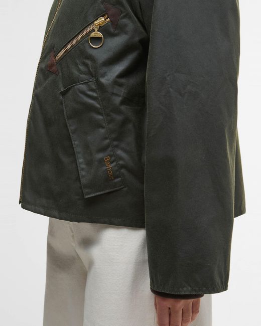 Barbour Black Arlene Wax Jacket