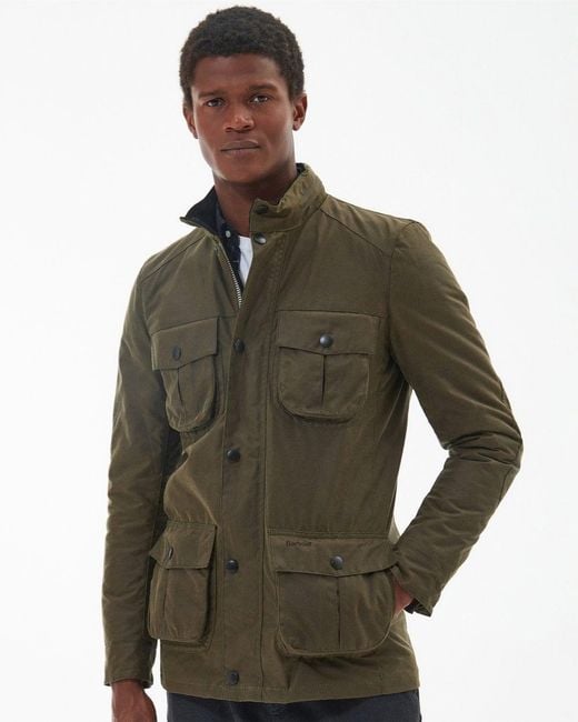 Barbour Green Corbridge Wax Jacket for men