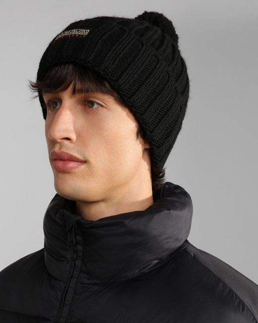 napapijri bobble hat mens