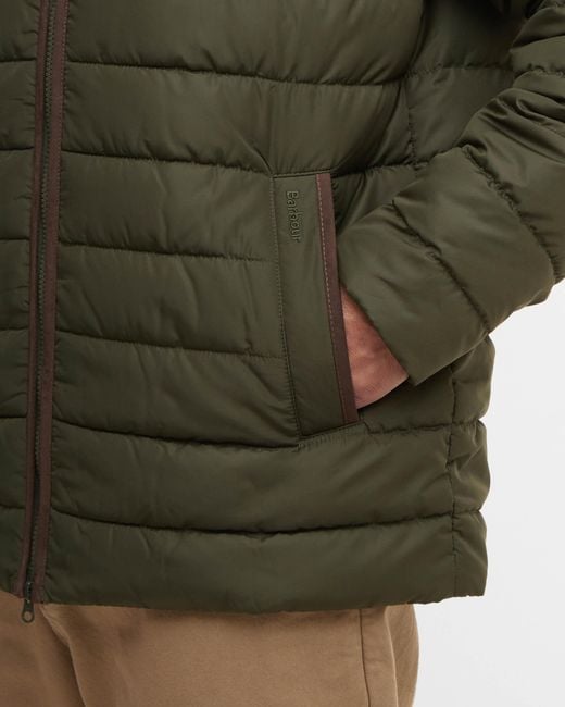 Barbour Green Broughton Quilted Jacket for men
