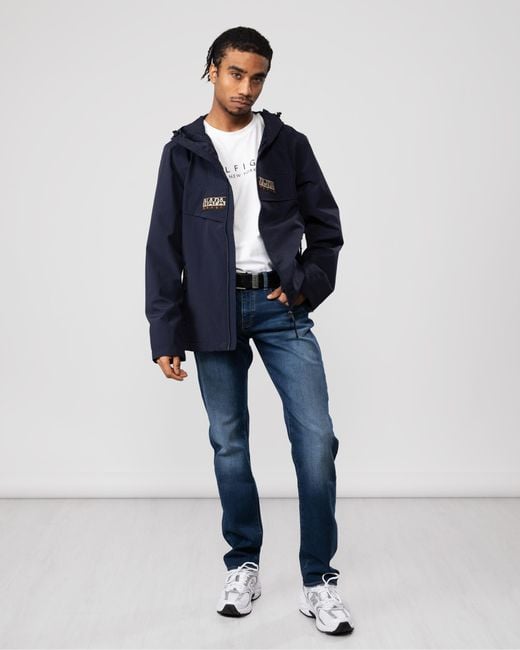 Napapijri Rainforest Open Summer Jacket in Blue for Men Lyst Canada