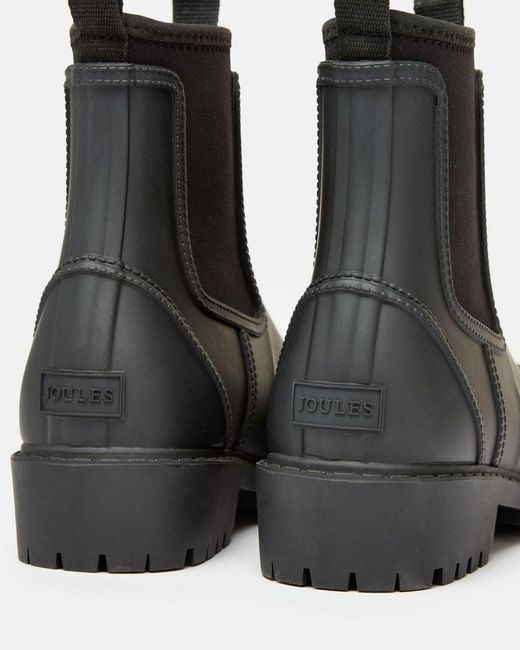Joules Black Oakfield Short Wellies