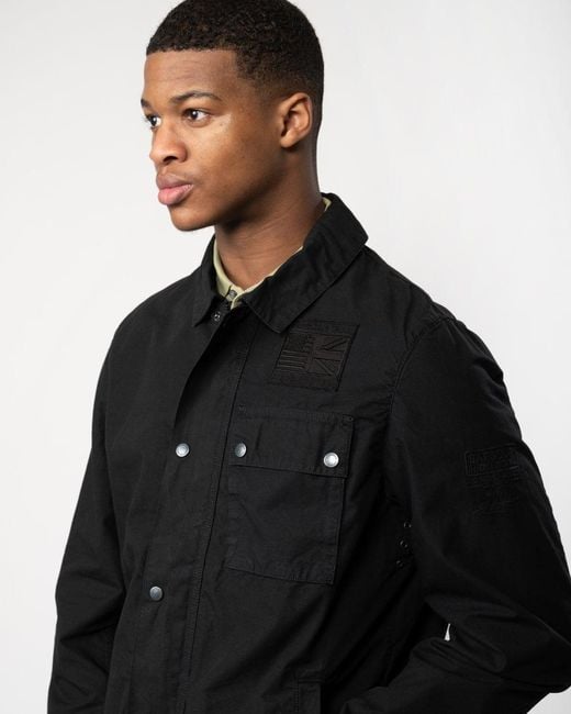 Barbour Black Workers Casual Jacket for men