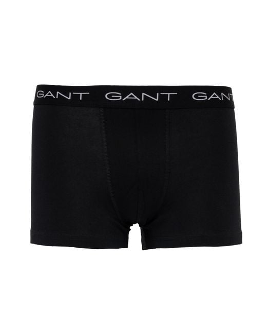 Gant Gray Slim Fit Cotton Jersey Trunks for men