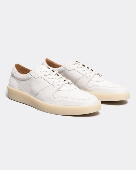 Boss White Clay Tennis Style Trainers for men