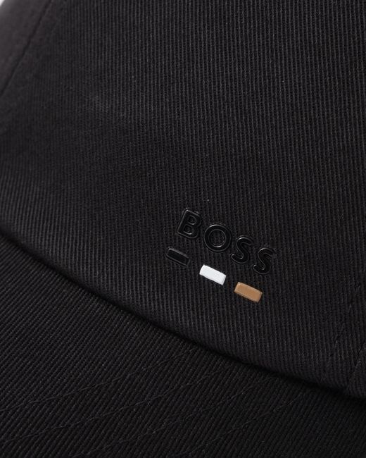 Boss Black Zed Icon Soft Cotton-Twill Cap With Uv Protection for men