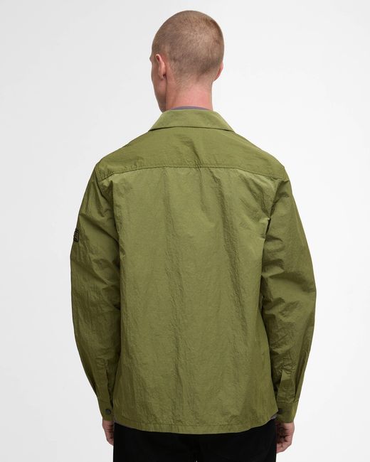 Barbour Green Inline Overshirt for men