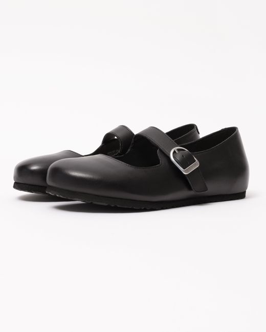 Birkenstock Black Santa Clarita Leather Shoes