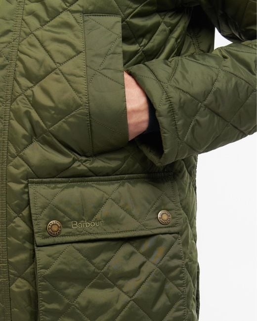Barbour Green Ashby Quilted Jacket for men