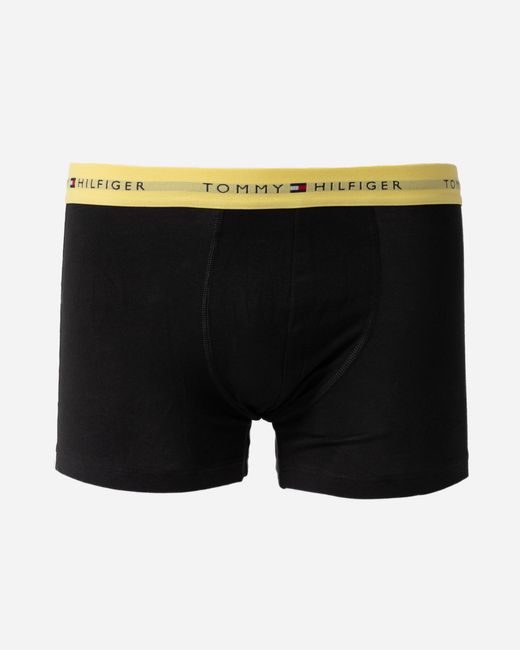 Tommy Hilfiger Black 5-Pack Logo Waistband Trunks for men