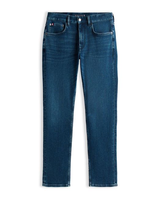 Tommy Hilfiger Core Denton Faded Straight Leg Jeans in Blue for Men ...