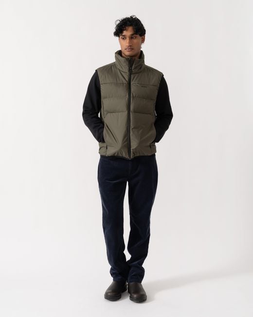 Boss Gray Ow Urbanex Puffer Gilet for men
