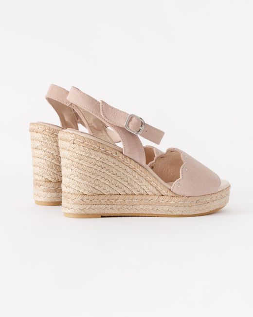 Elia B Pink Eliza Wedge Sandal