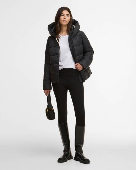 Barbour Black Olivios Puffer Jacket